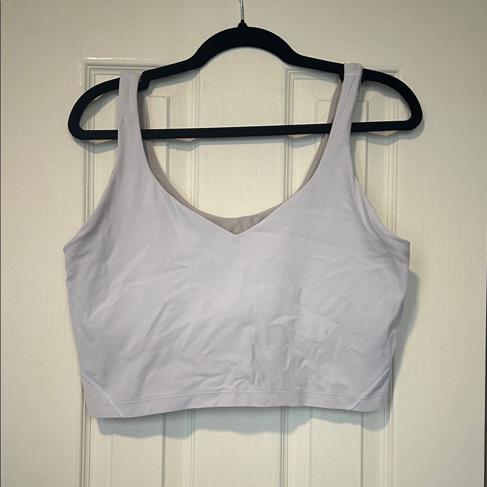 Lululemon Light White Tank Top